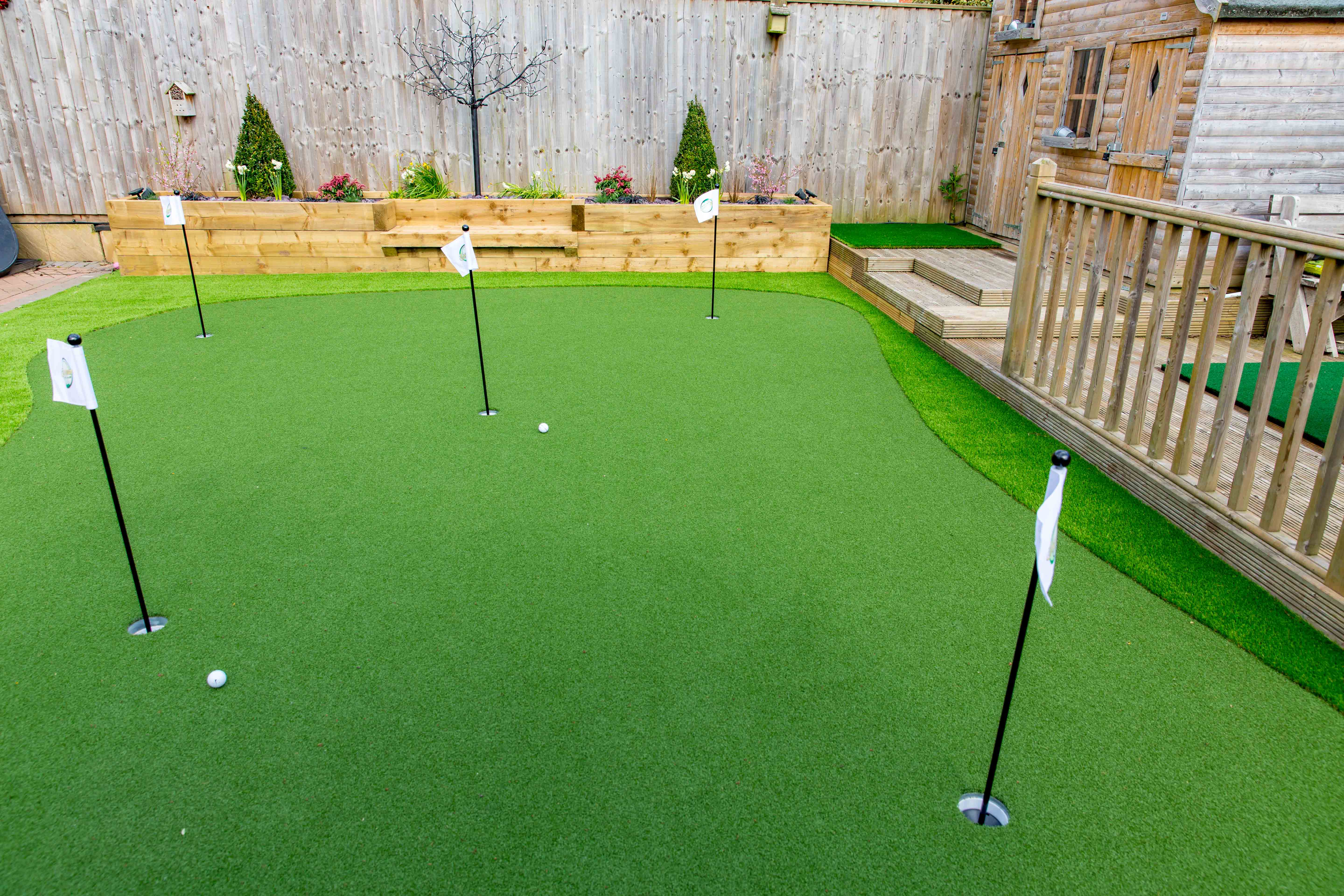 Artificial Putting Green Setup in Watauga, TX